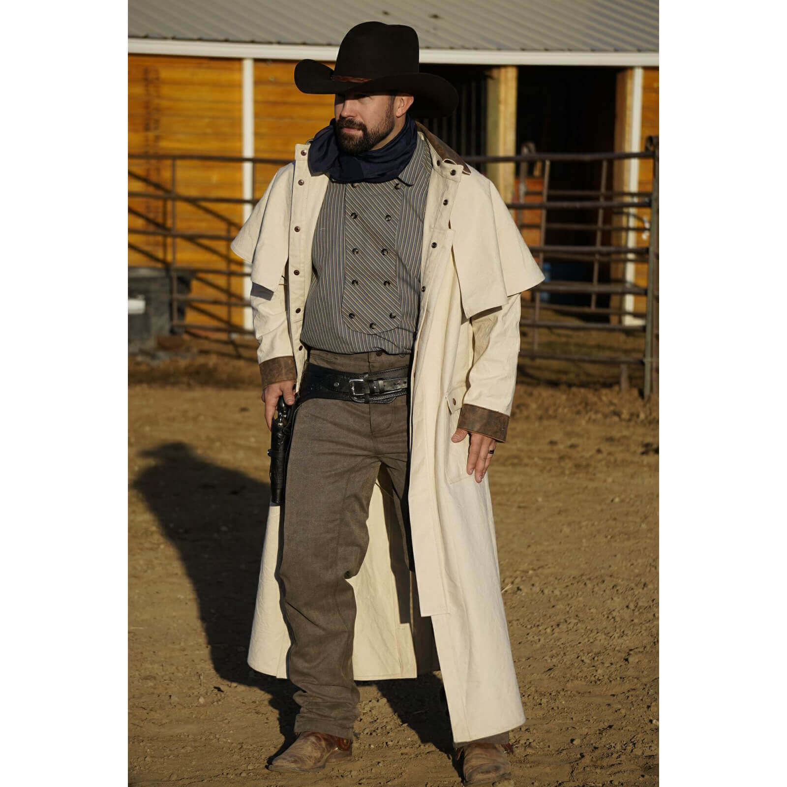 Cattle Kate Men's Western Canvas Cowboy Duster Made in USA – Cattle Kate