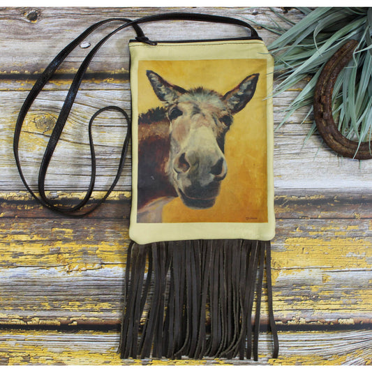 Donkey Purse with Fringe