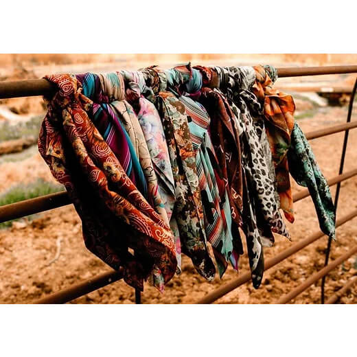 Dusti Western Silk Scarf Prints