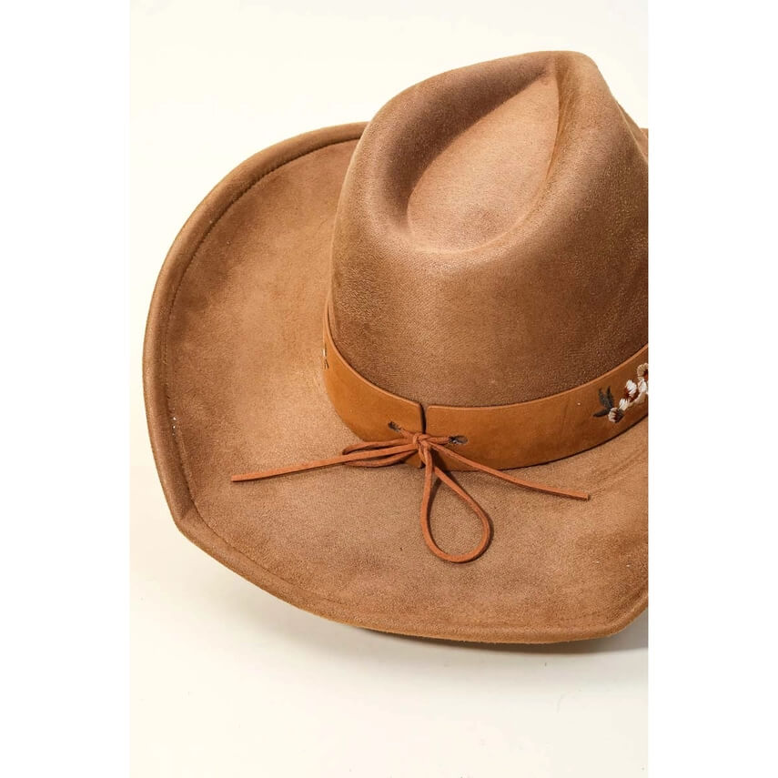 Flower Pattern Cowgirl Hat