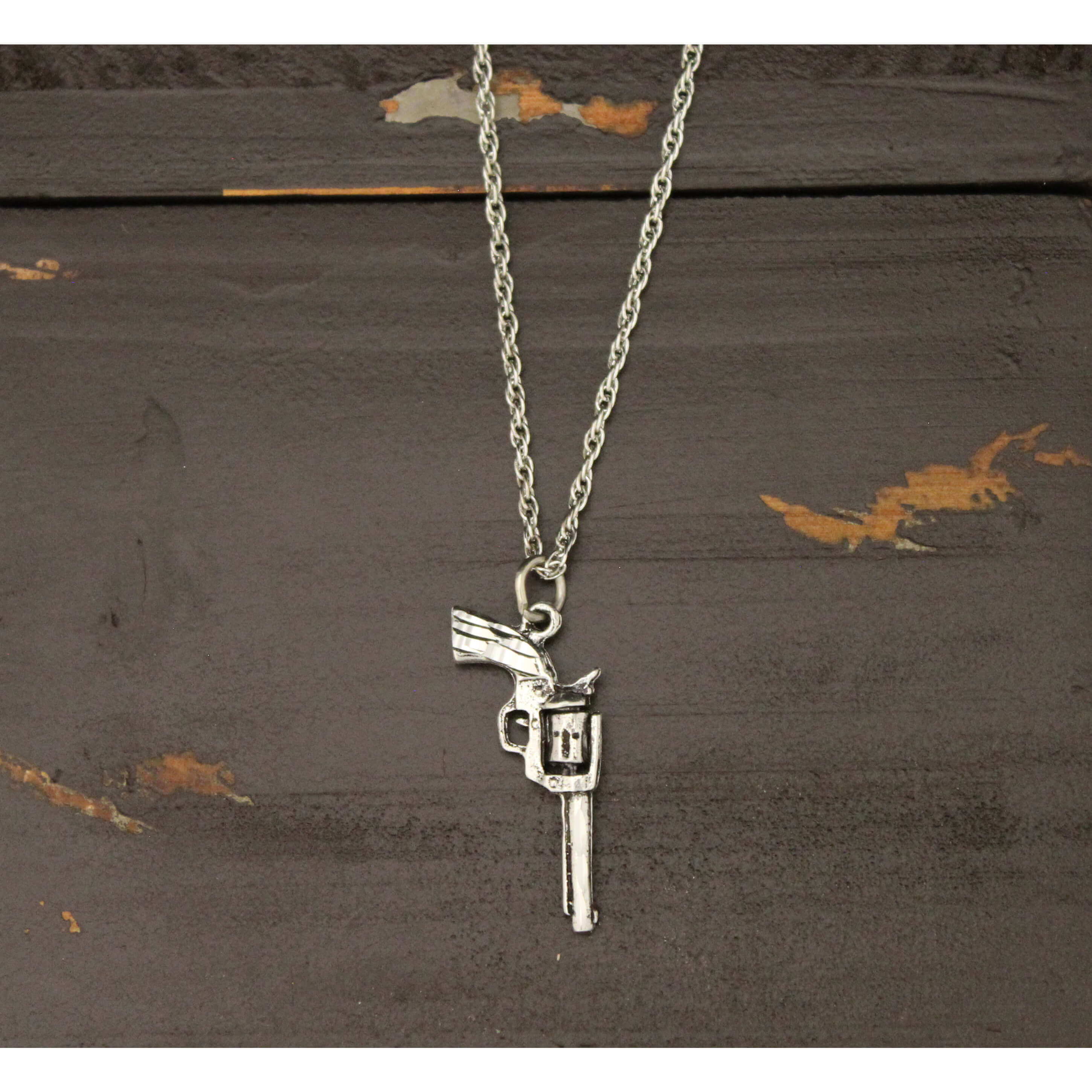 Cattle Kate Gun Pewter Cowgirl Western Necklace – Cattle Kate