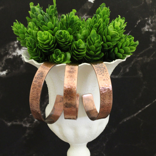 Hammered Copper Cuff J Marie Bracelet