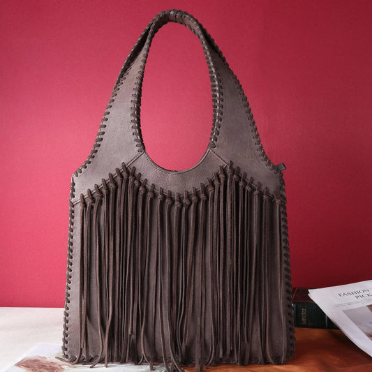 Hobo Fringe Shoulder Handbag