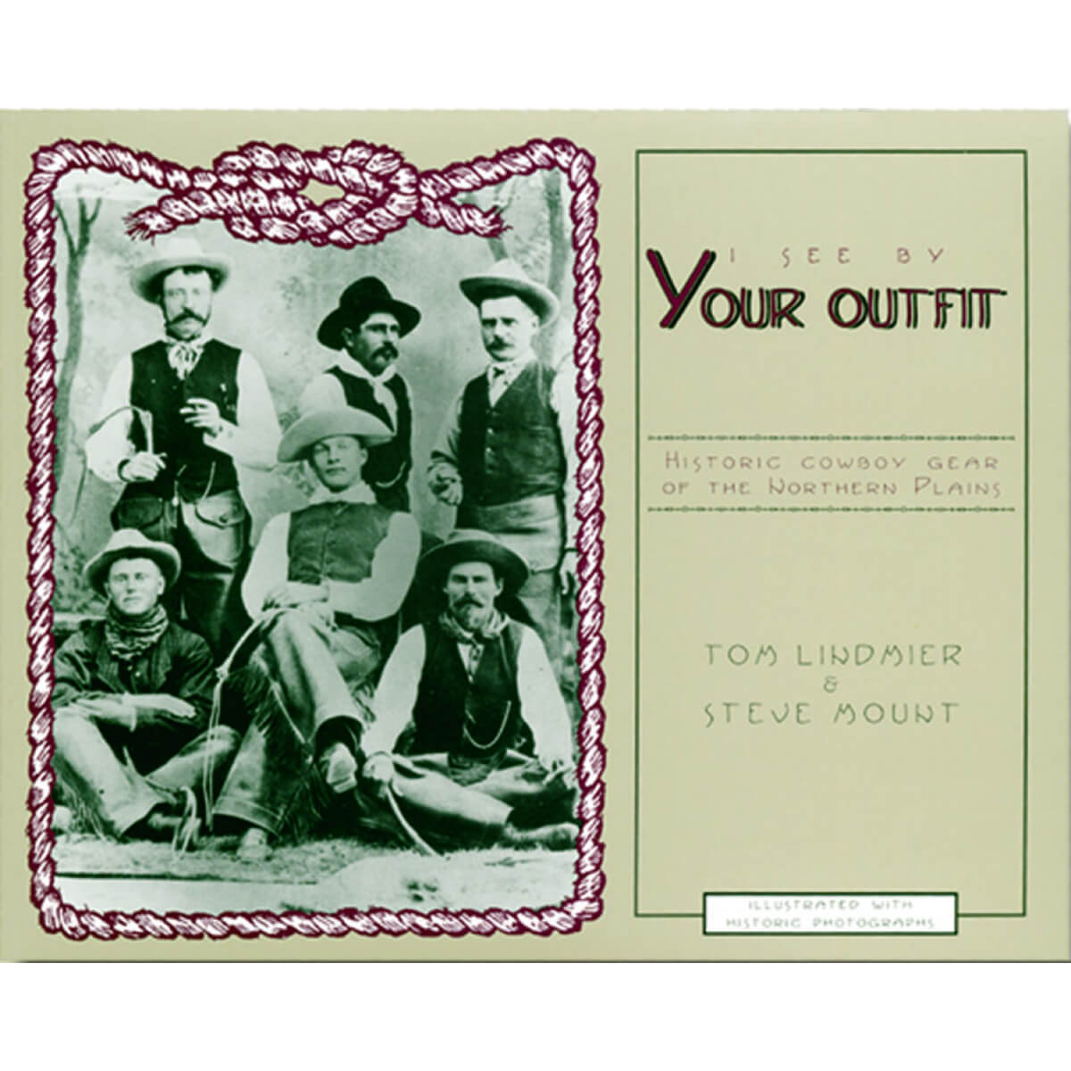 No Hollywood flim-flam or arty photographic re-creation here. Lindmier and Mount demonstrate through the use of historic photographs what actual working cowboys of the Northern Plains wore and what equipment they used from the 1870’s until 1928. These cowboys may not look like the ones in the movies, but you can bet your boots they are the real thing. 