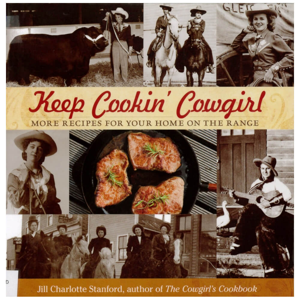 Filled with fun recipes and nostalgic looks back at the heyday of the cowgirl era, this book celebrates the wild women of the Old West. From "Fit for a Queen Green Chili Soup" to "Cowgirl Margaritas,"<span>&nbsp;</span><em>Cowgirl's Cookbook</em><span>&nbsp;</span>is fun to pursue and to will be excellent to use for a cowgirl-themed girls night or campout.