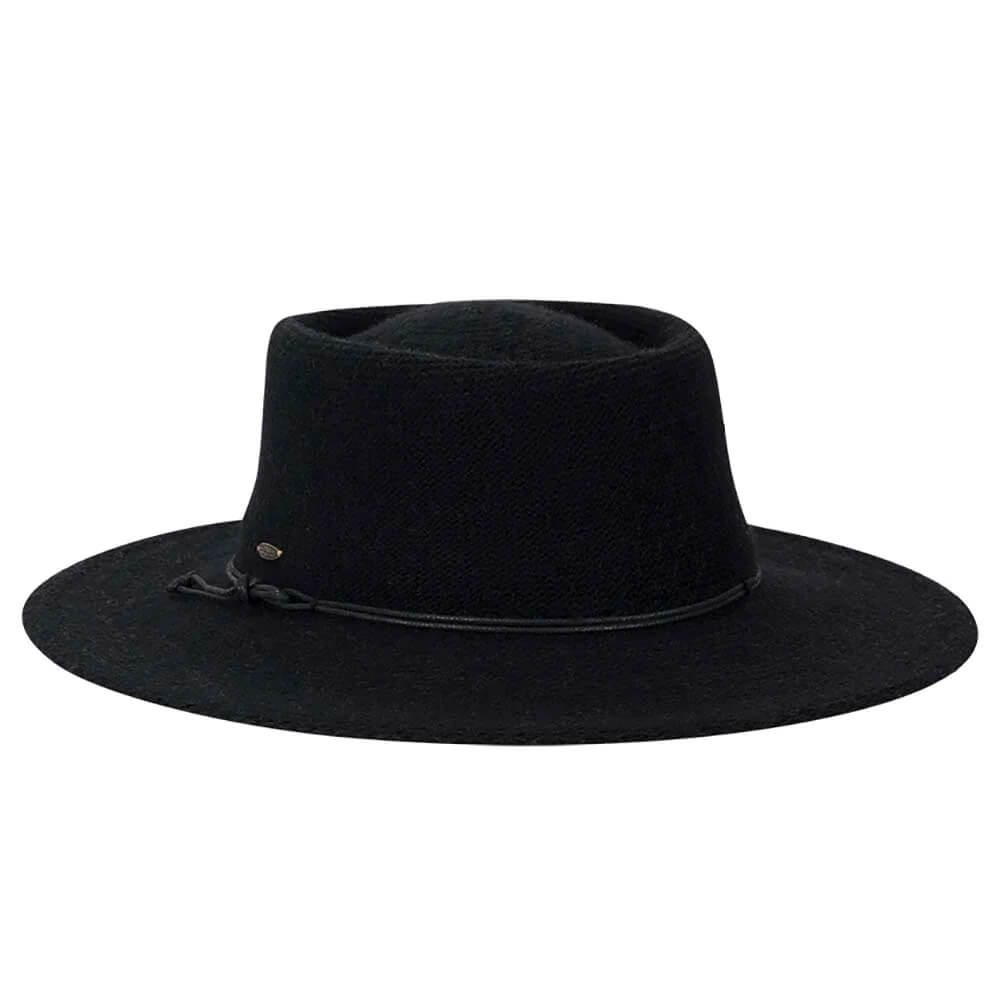 Knit Wool Blend Gaucho Hat