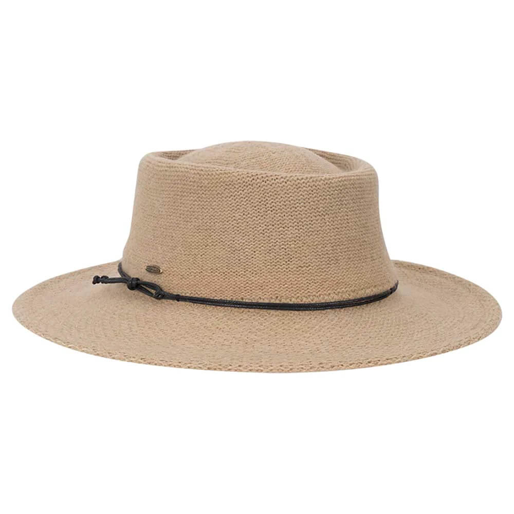 Knit Wool Blend Gaucho Hat