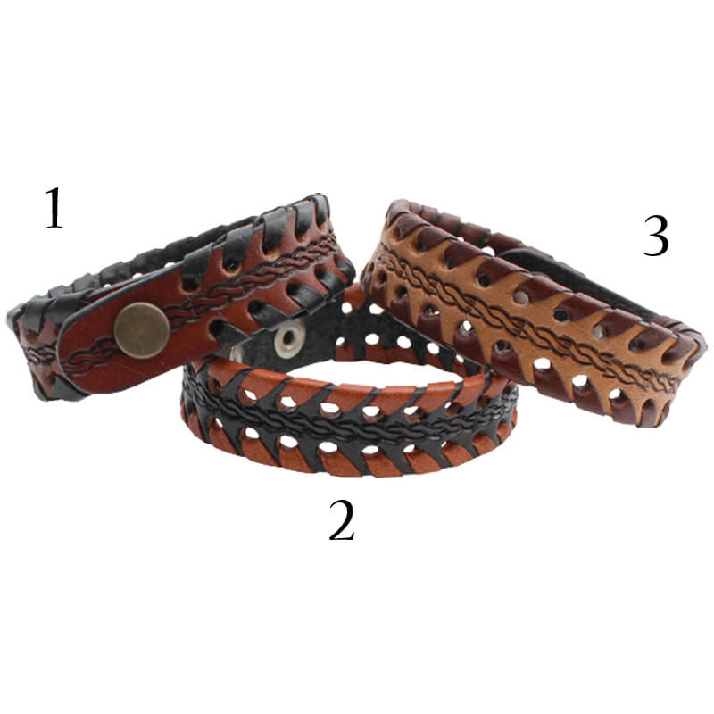 Leather Wristband Bracelet