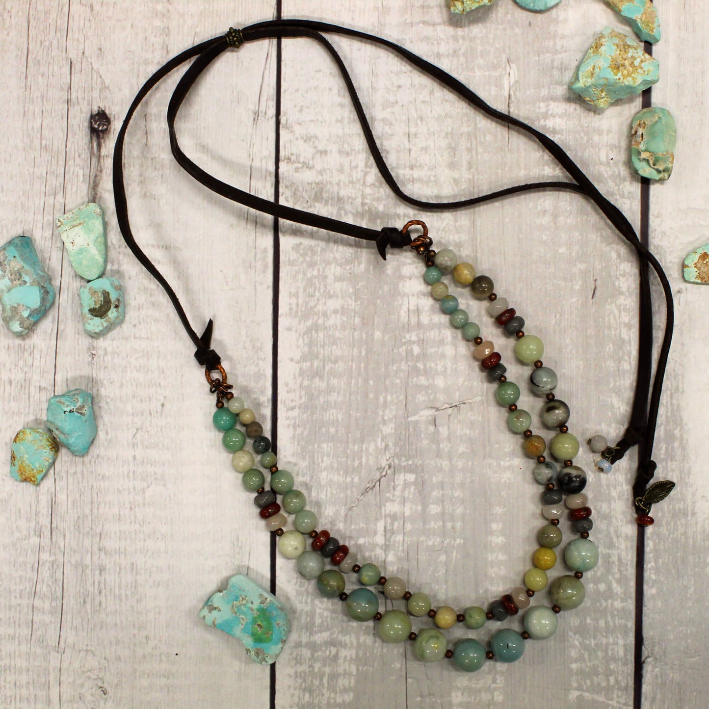 Layered Stone Necklace