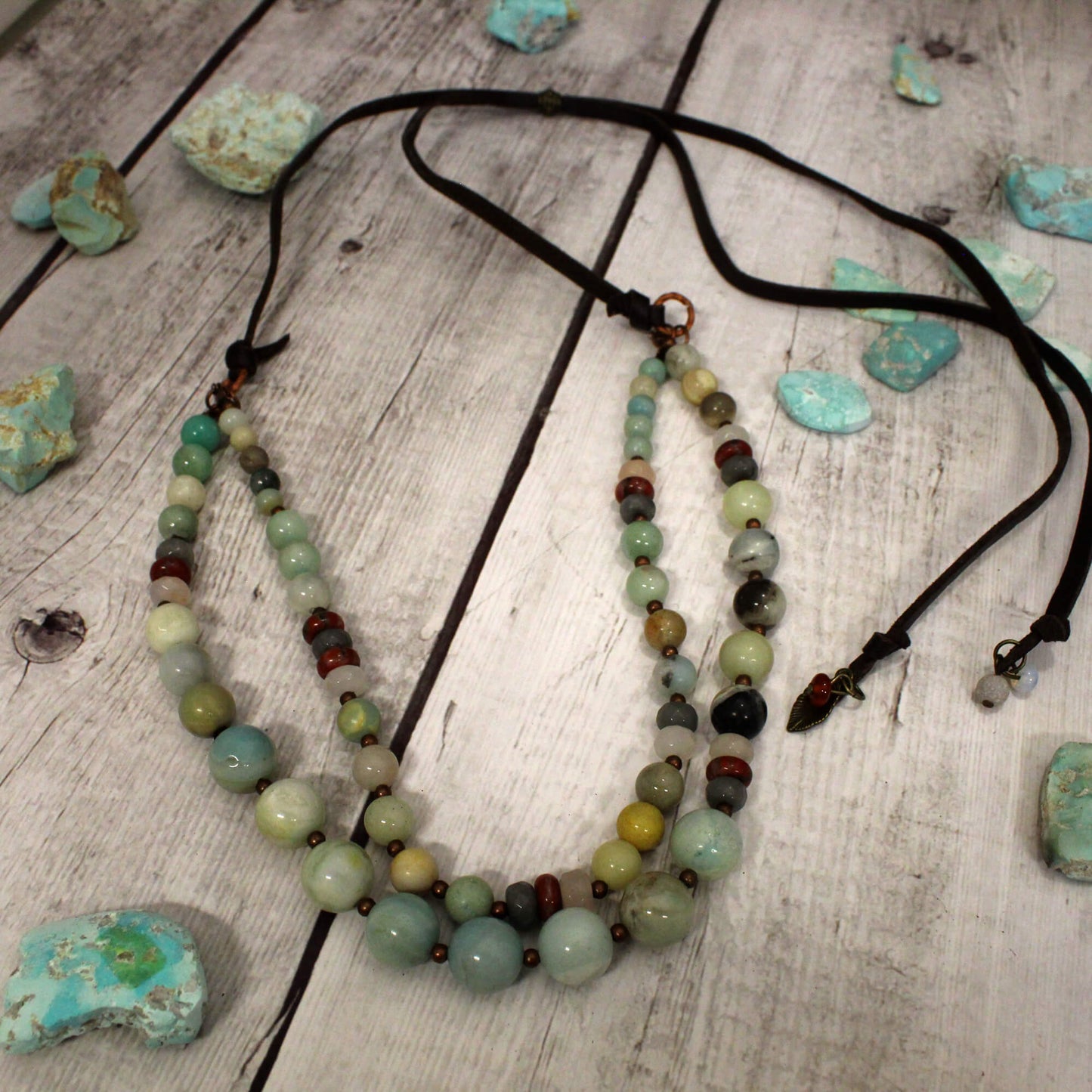 Layered Stone Necklace