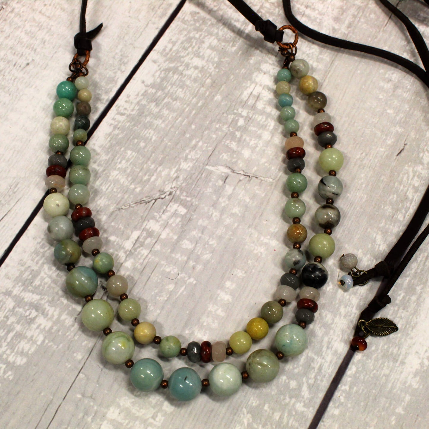 Layered Stone Necklace