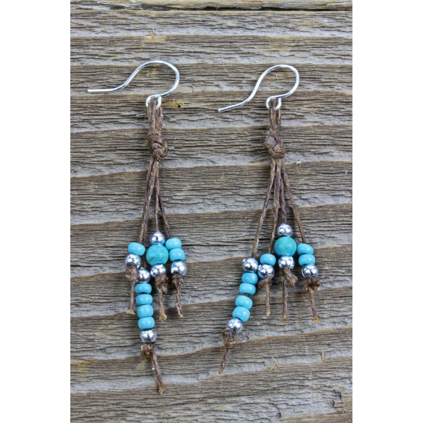 Leather Strand Earrings