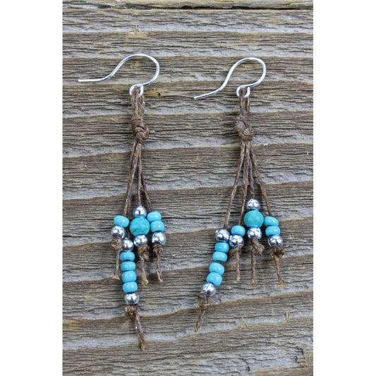 Leather Strand Earrings