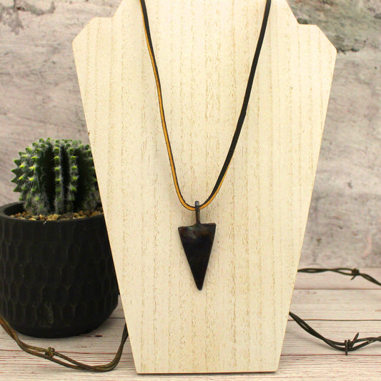 Men's Metal Arrowhead Necklace