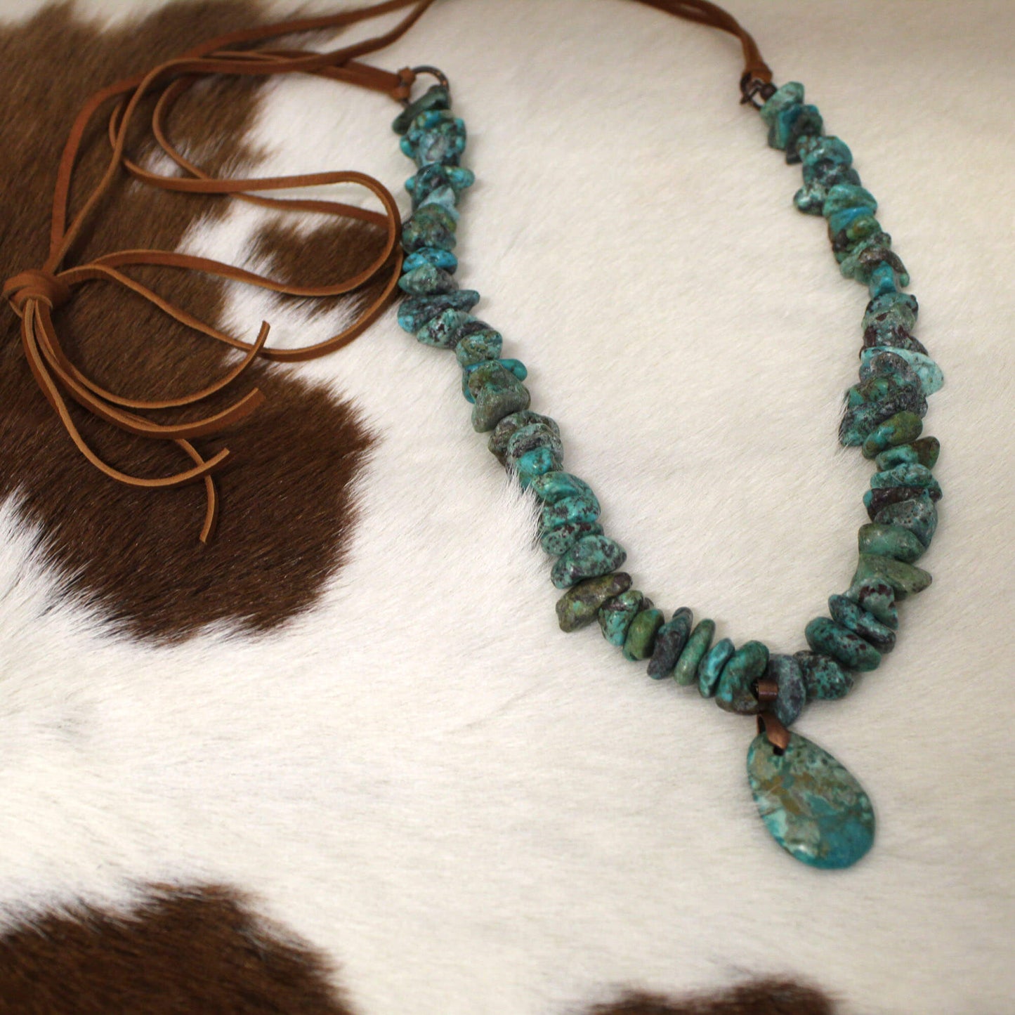 Natural Turquoise Chunky Necklace