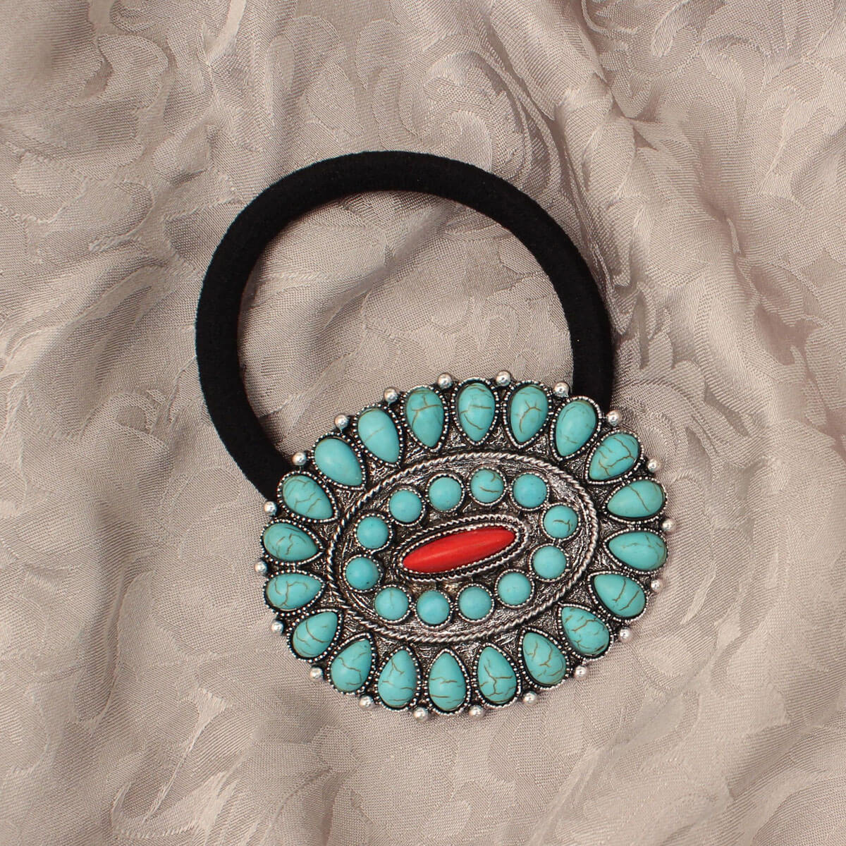 Concho & Stone Hair Ties