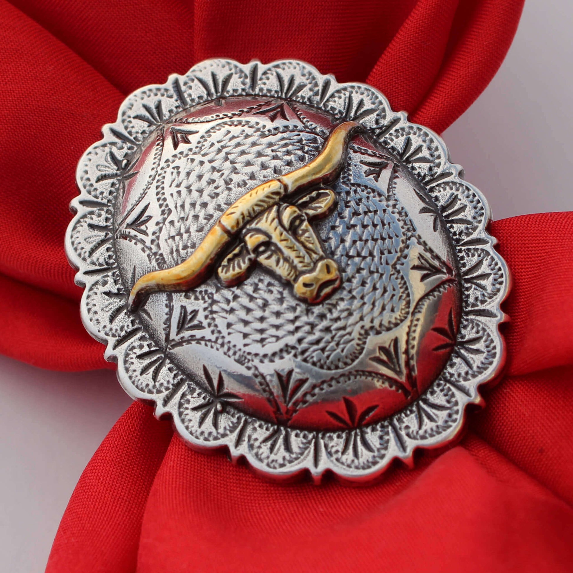 Western Oval Longhorn Scarf Slide Ring – Cattle Kate