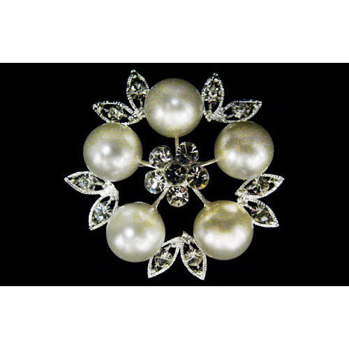 Pearl Flower Brooch