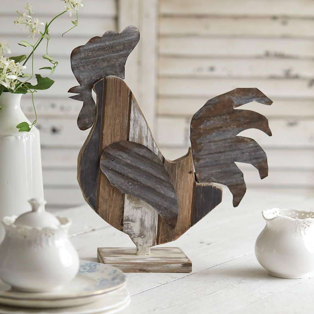 Reclaimed Wood Rooster