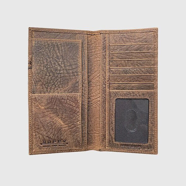 Roper Leather Stitch Western Wallets