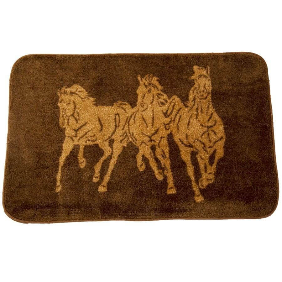 Running Horse Bath Rug