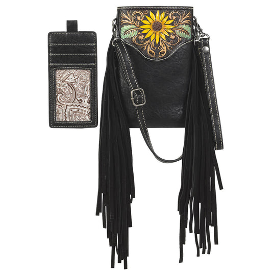 Sunflower Crossbody Cell Purse