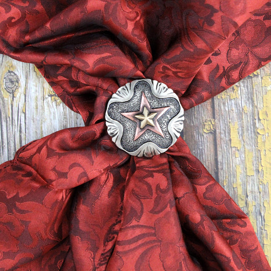 Saratoga Star Western Scarf Slide Ring