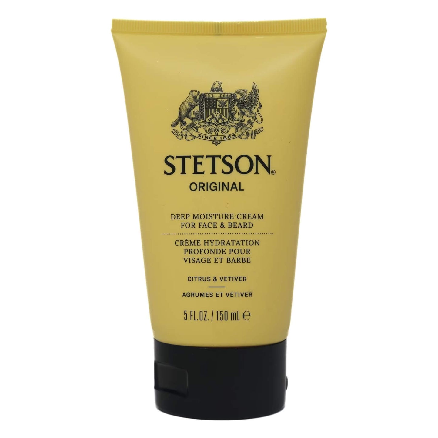Stetson deep moisture cream for face and beard on a white background