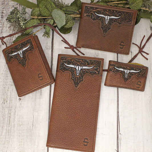 Stetson Painted Steer Wallets