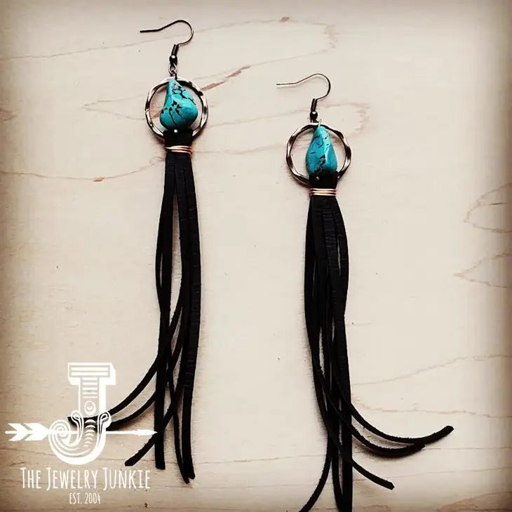 Tassel Earring Black