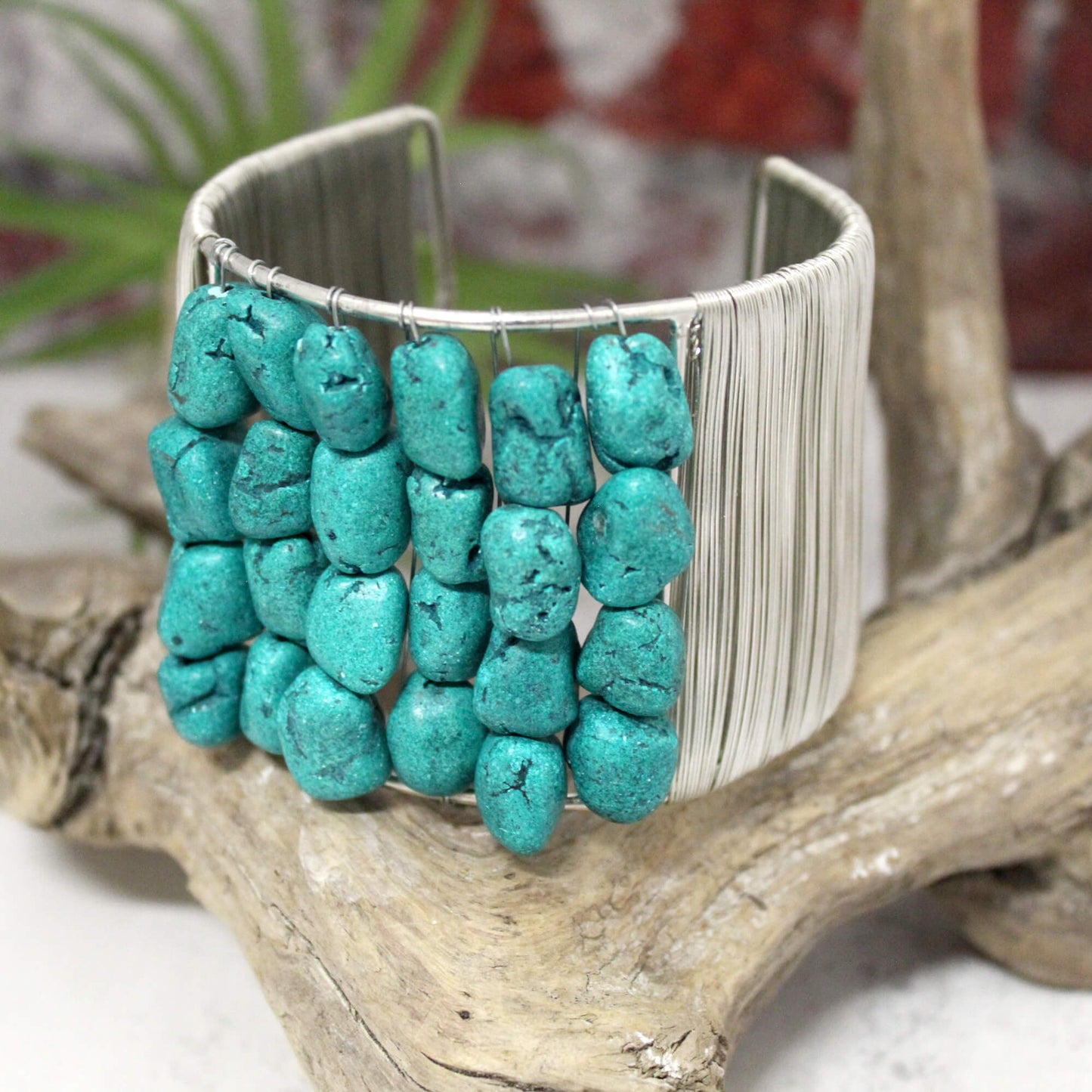 Turquoise Clip Cuff