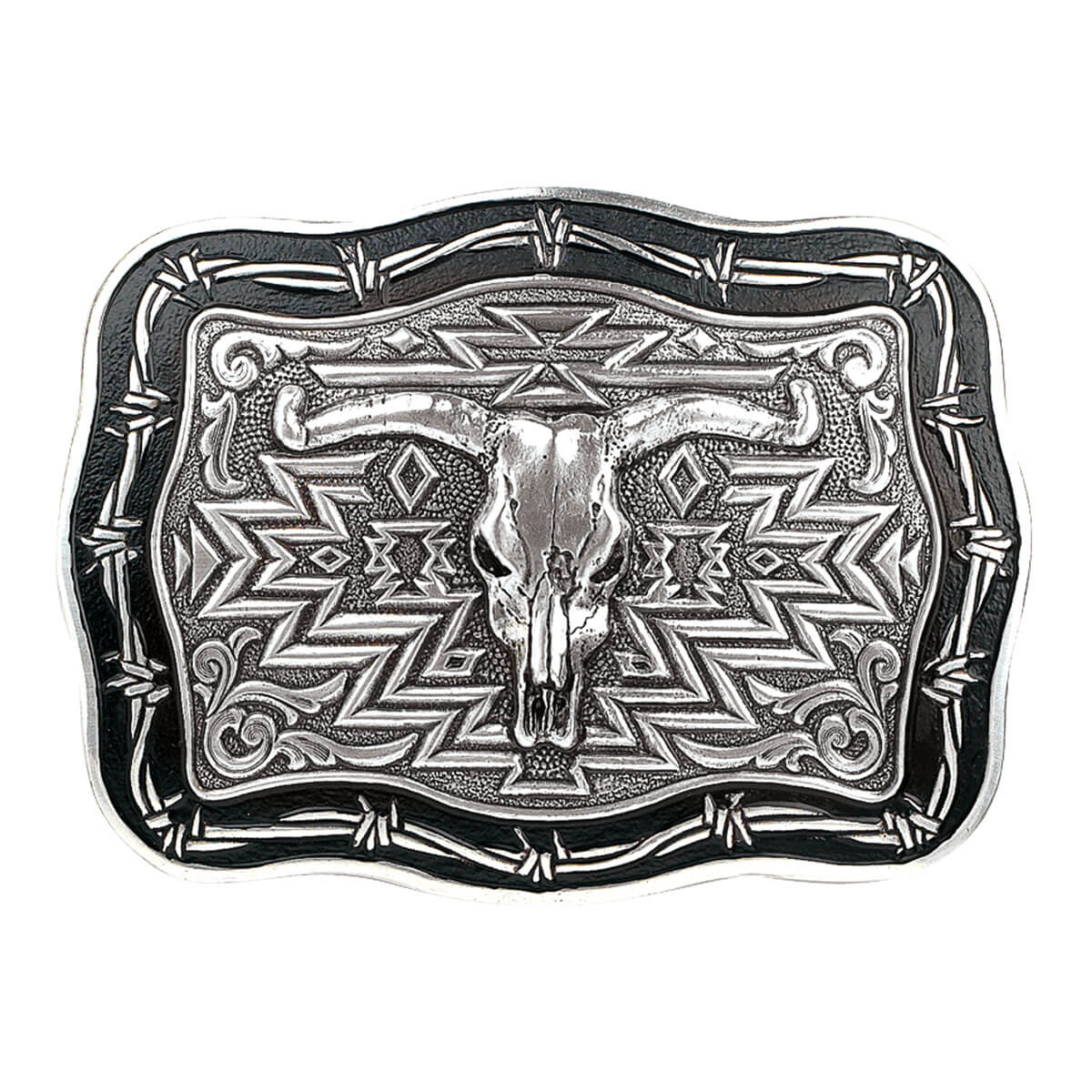 Vintage Steer Barbwire Buckle