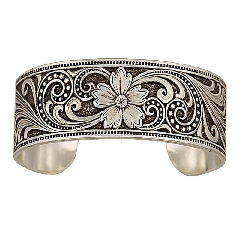 Windy Flower Cuff Bracelet