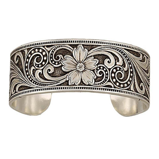 Windy Flower Cuff Bracelet