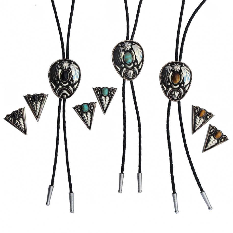 Cowboy Bolo Ties & Collar Tips