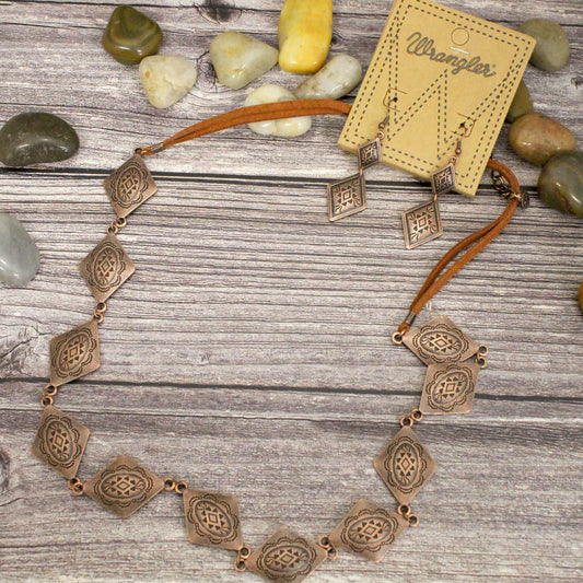 Wrangler Copper Bohemian Jewelry Set