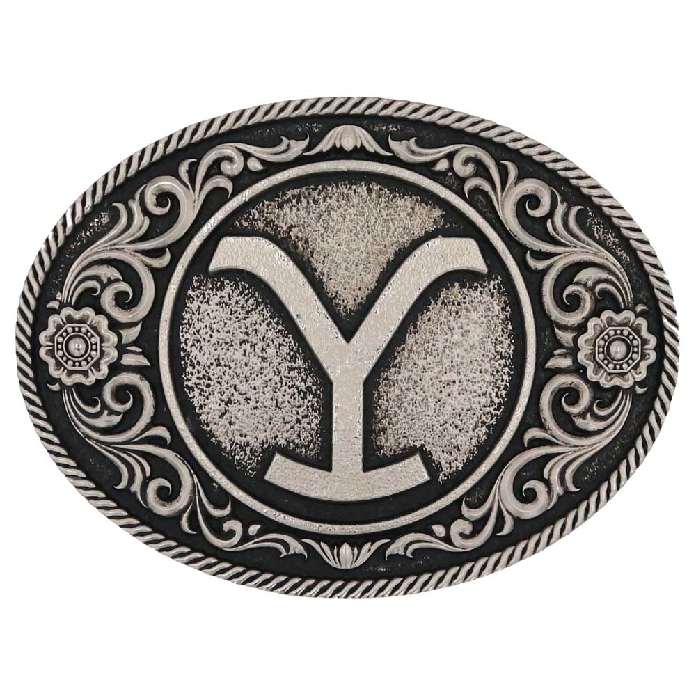 Yellowstone Y Floral Buckle