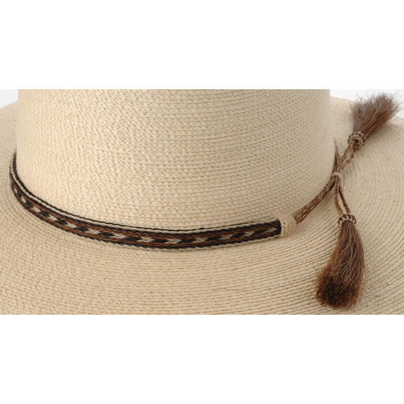 A new look for an old favorite hat is as simple as a replacement hat band from Austin Accent. Hat band measures approximately 27 1/2" long and 1/2" wide. Actual product coloring may vary. Cowboy hat pictured is sold separately. Adjusts to fit most adult western hats.