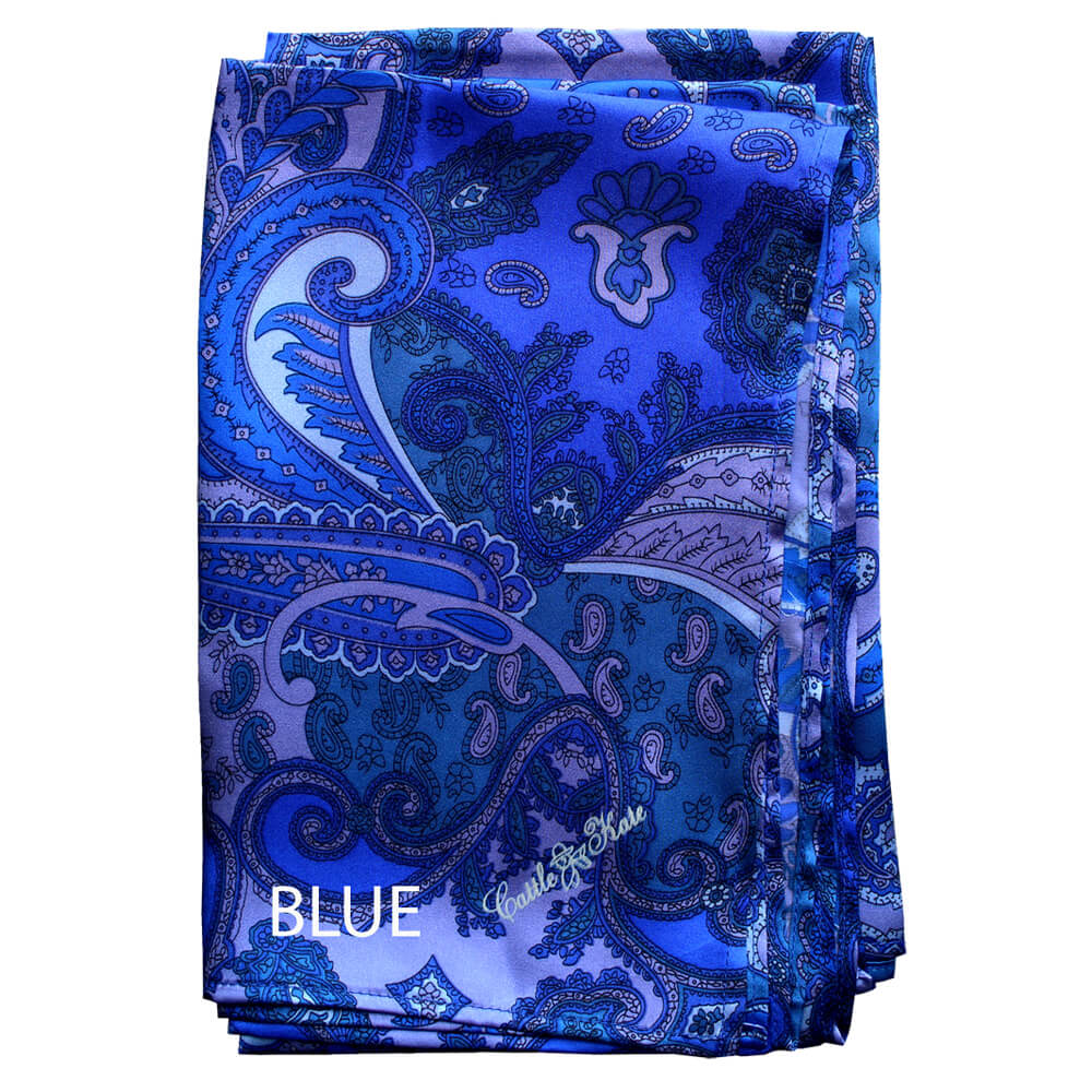 Western Paisley Silk Scarf