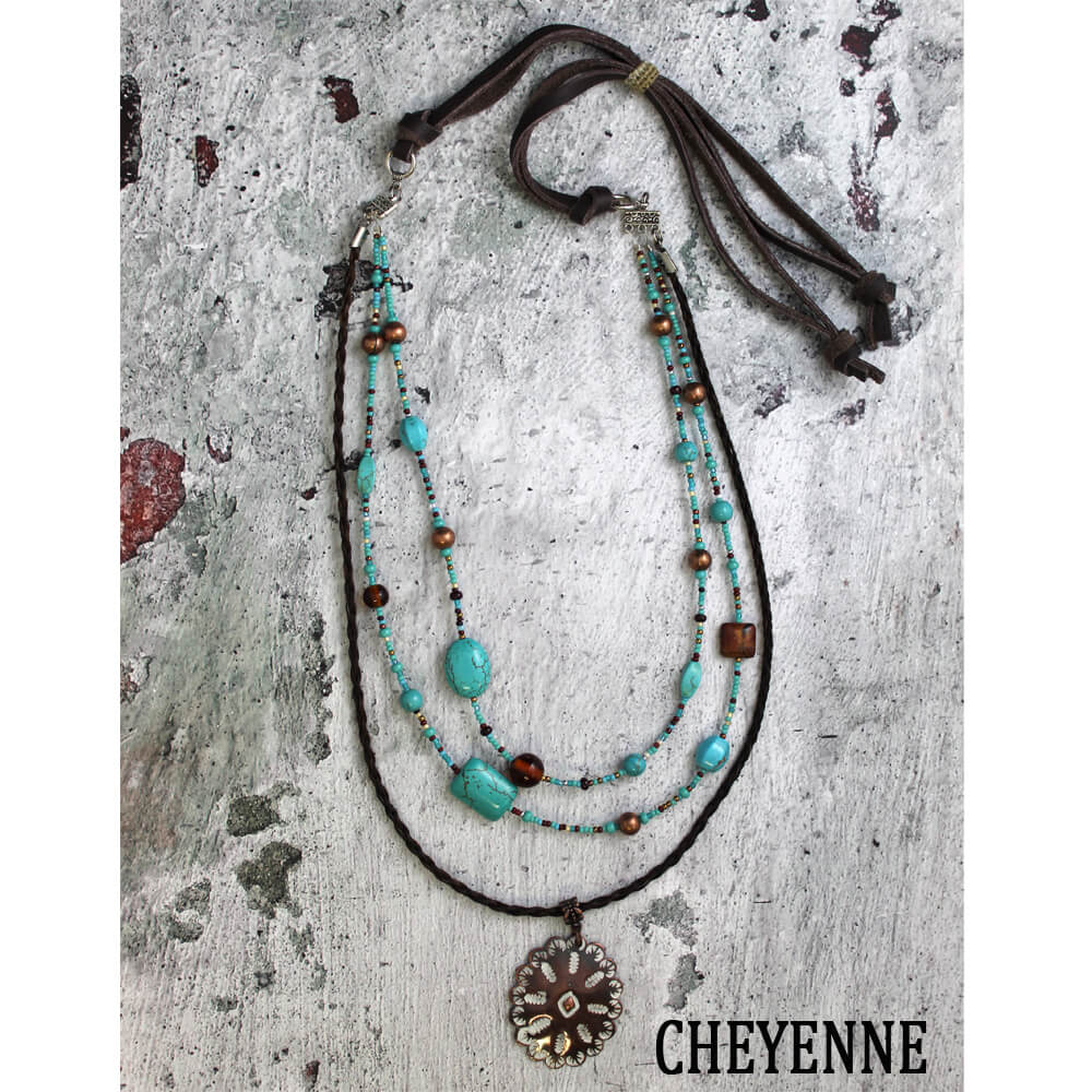 Cowgirl Rodeo Concho Necklace