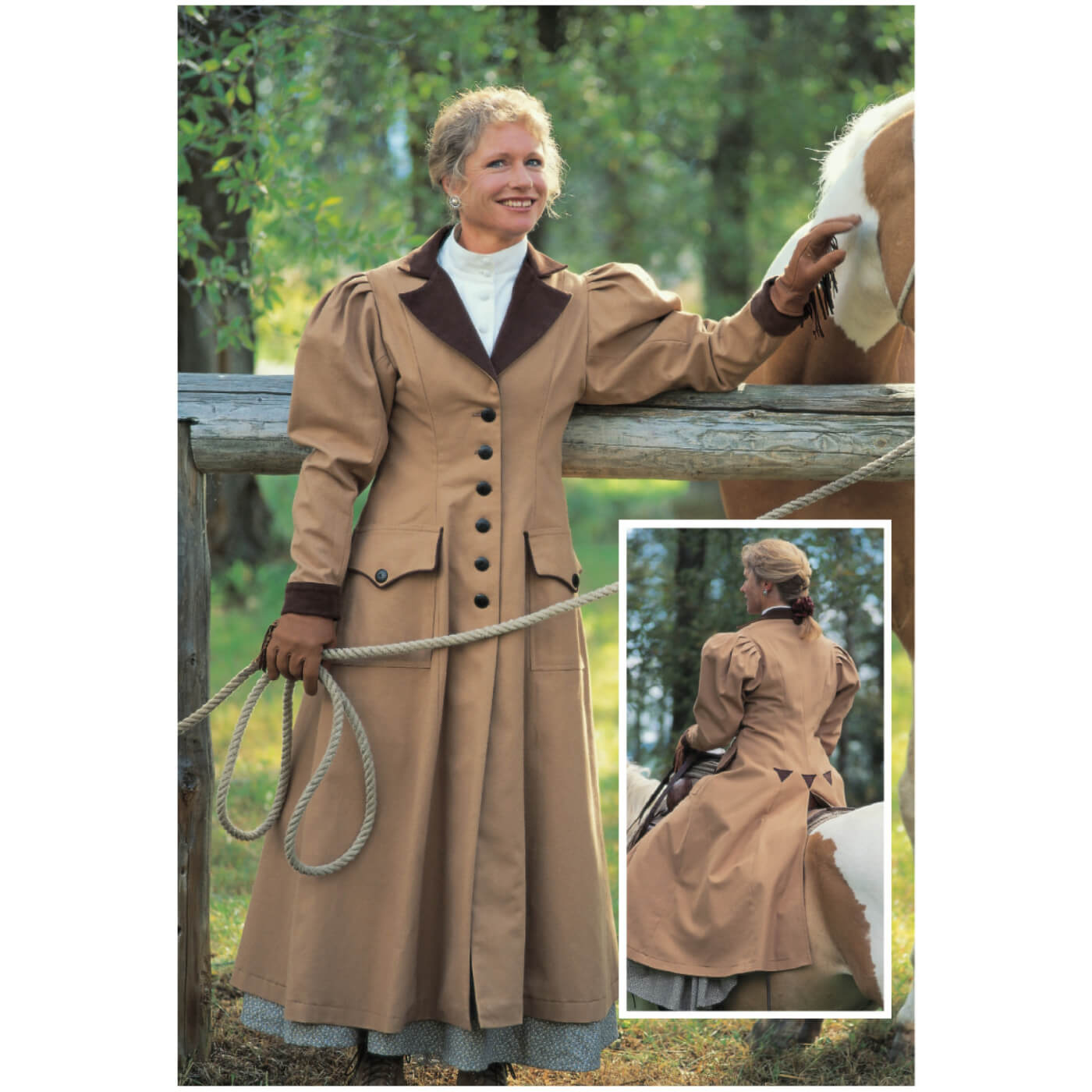 Keep the dust off your clothes and the weather off your back in the saddle and out. Made of heavy 100% cotton duck, these dusters are attractive and functional too. Our duster is split in back for easy riding and features big, flapped pockets in front that button closed.