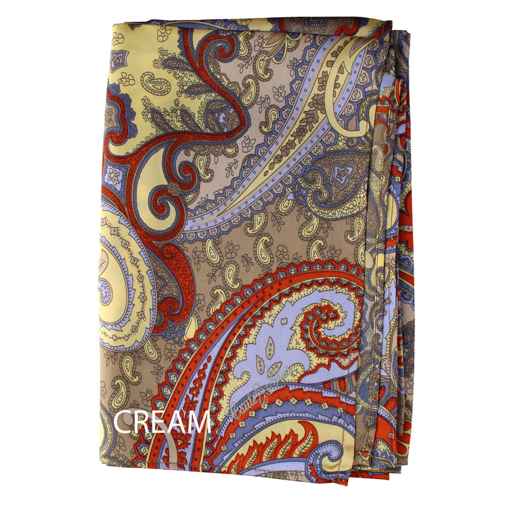 Western Paisley Silk Scarf