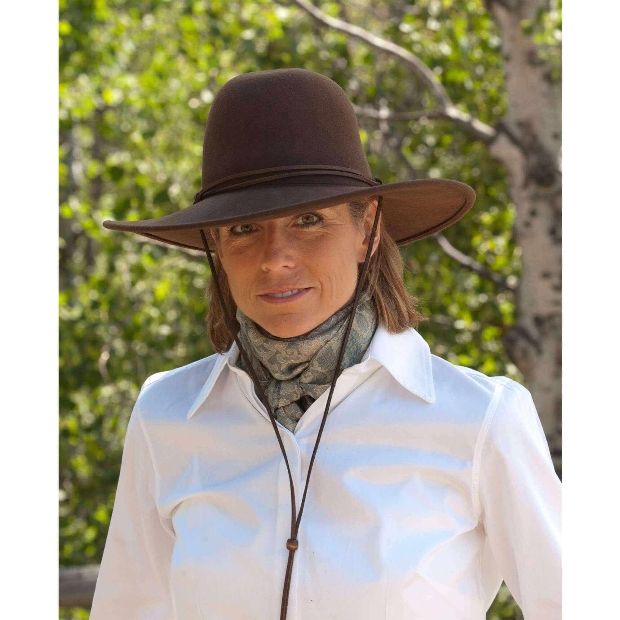 Crushable Open Crown Vintage Cowgirl Felt Hat Cattle Kate