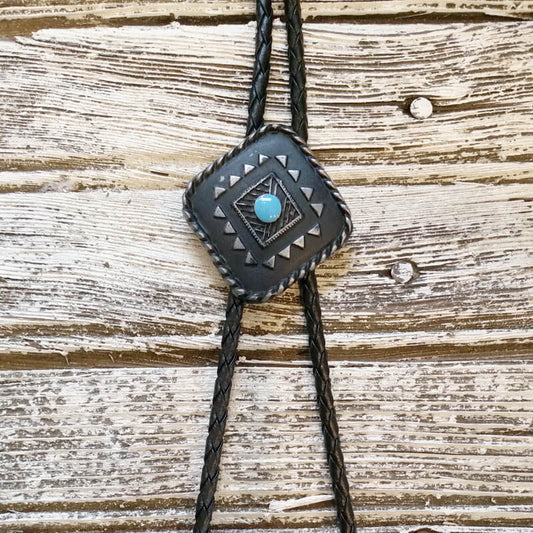 Diamond Shape Bolo Tie