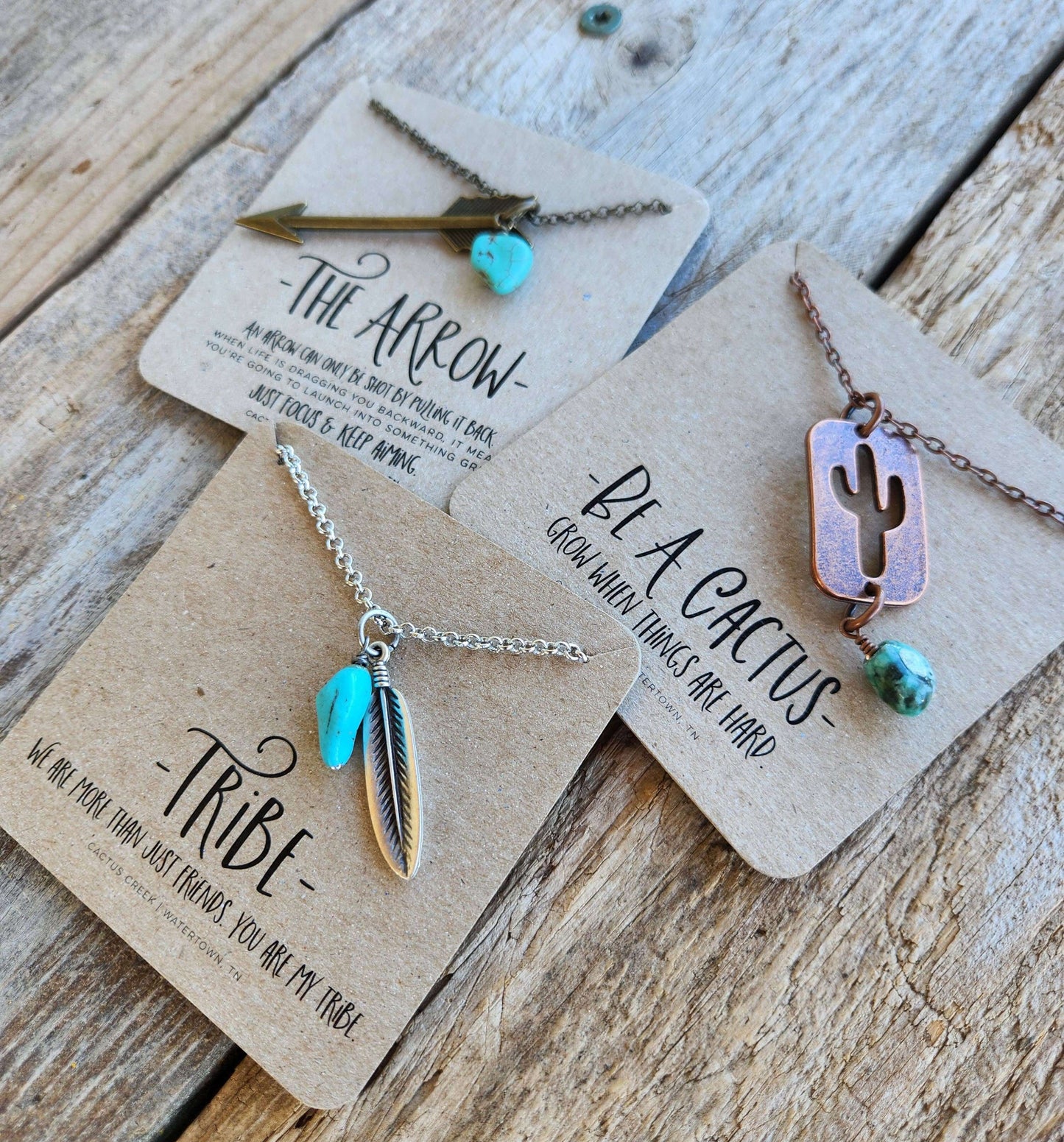 "The Western Way" Inspirational Necklace Gift Set