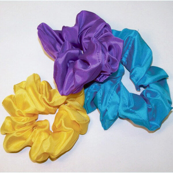 The ever popular silk hair scrunchie is available in the same beautiful colors as our solid silk scarves.